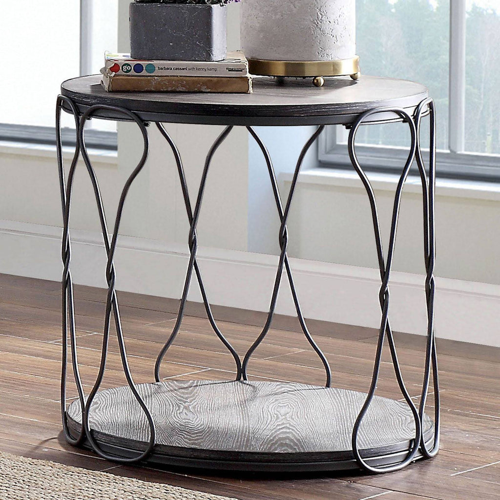 Gray End Table G330
