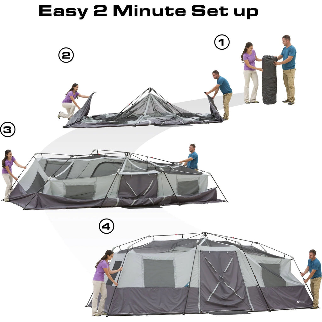 20' x 10' x 80 Instant Cabin Tent, Sleeps 12 A774587