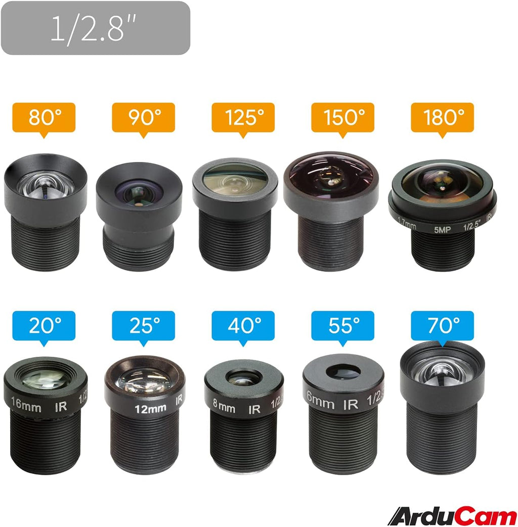 M12 Lens Set with Lens Holder and Cleaning Cloth X678751