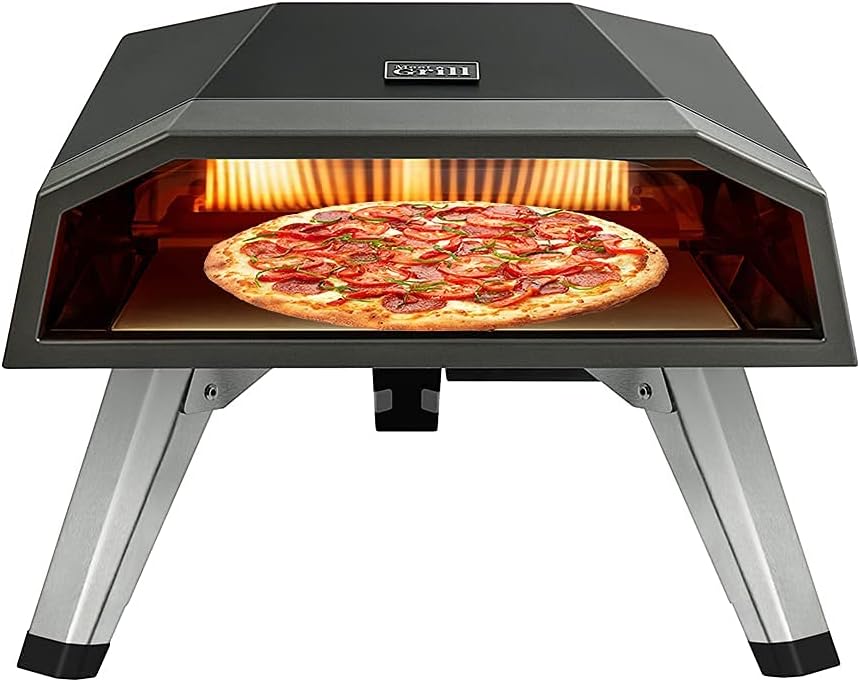 Outdoor Gas Pizza Oven with Pizza Stone and Pizza Peel B28459