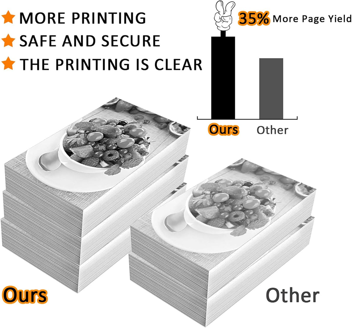 3 Pack Compatible Toner Cartridge (Black) M399