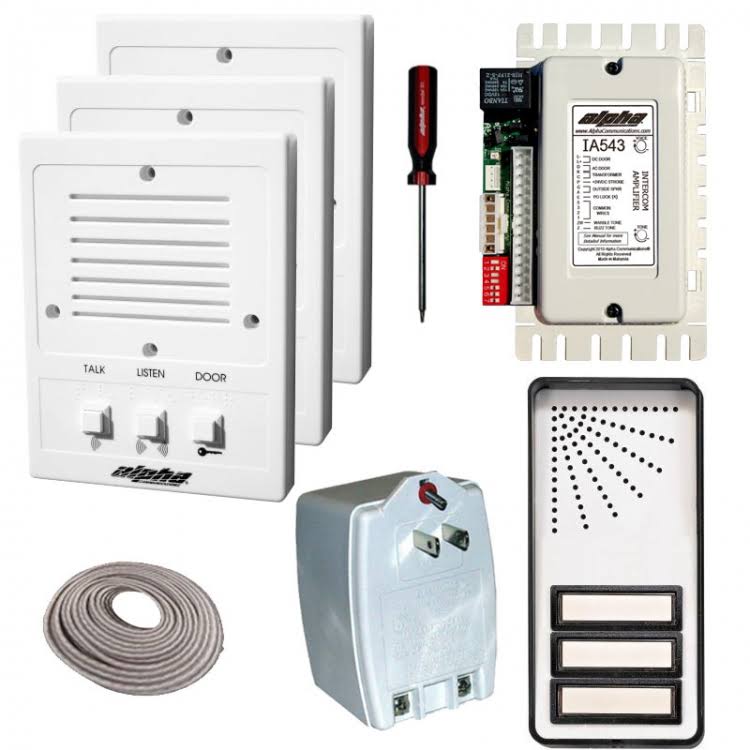 3-Unit Apt. Intercom Kit C864977