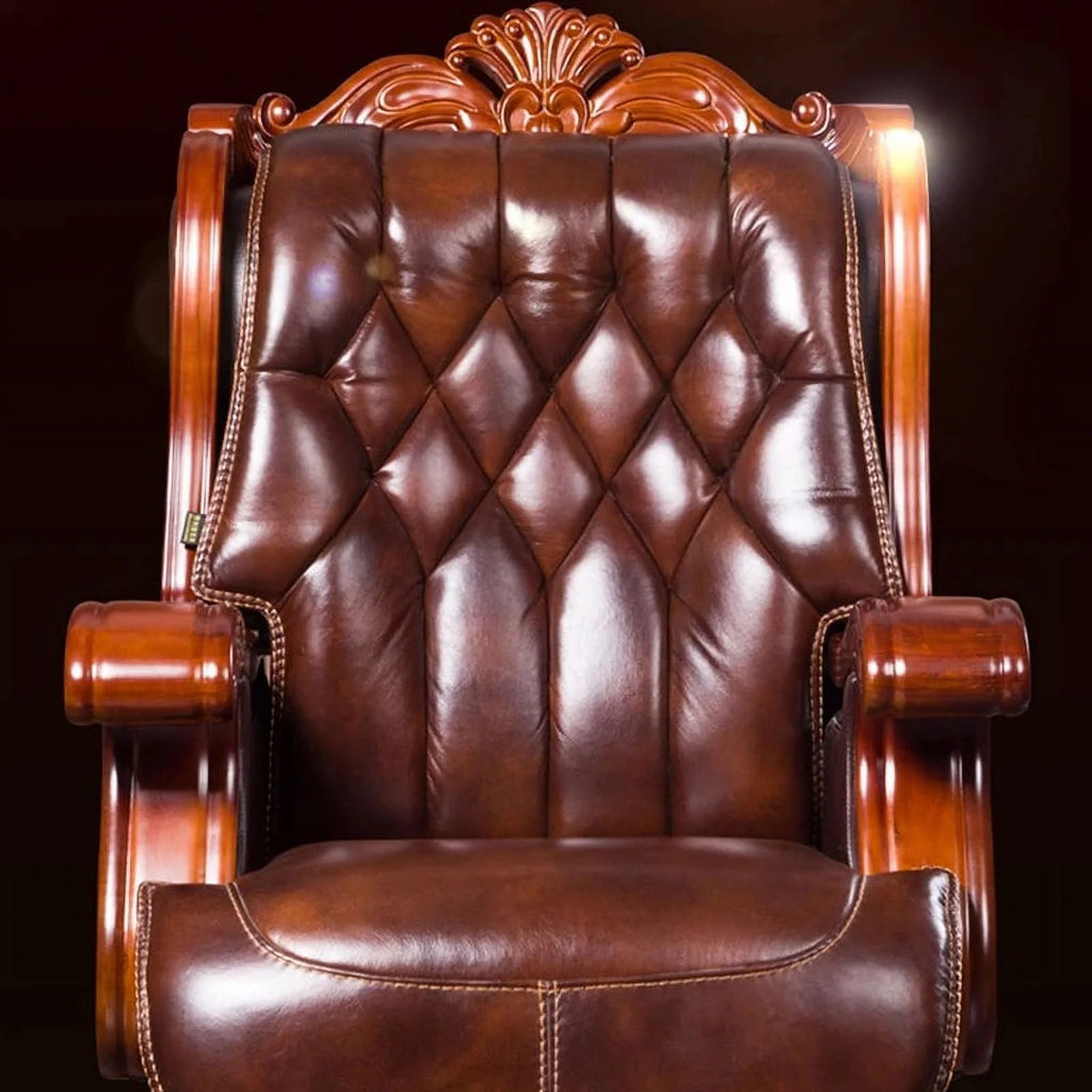 Foldable Swivel Leather Lounge Recliner M10501