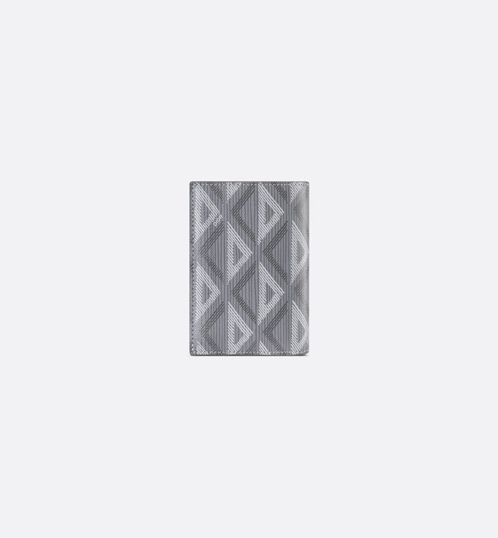Bifold Card Holder Gray Canvas Y824