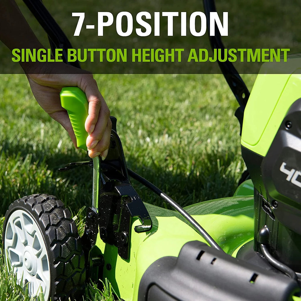 40V 19 Cordless Battery Walk-Behind Mower with 4.0Ah Battery & Charger W7030