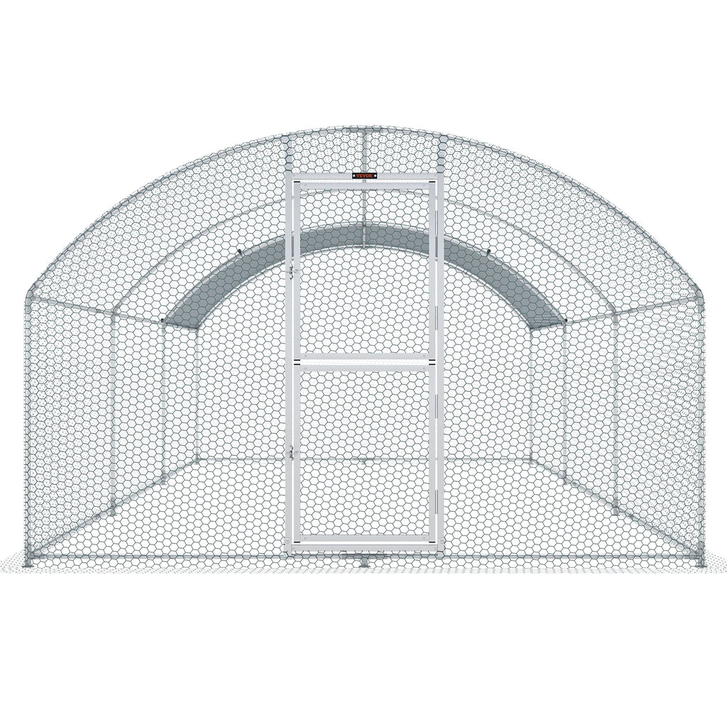 Large Metal Chicken Coop 19.7x9.8x6.6 ft V297