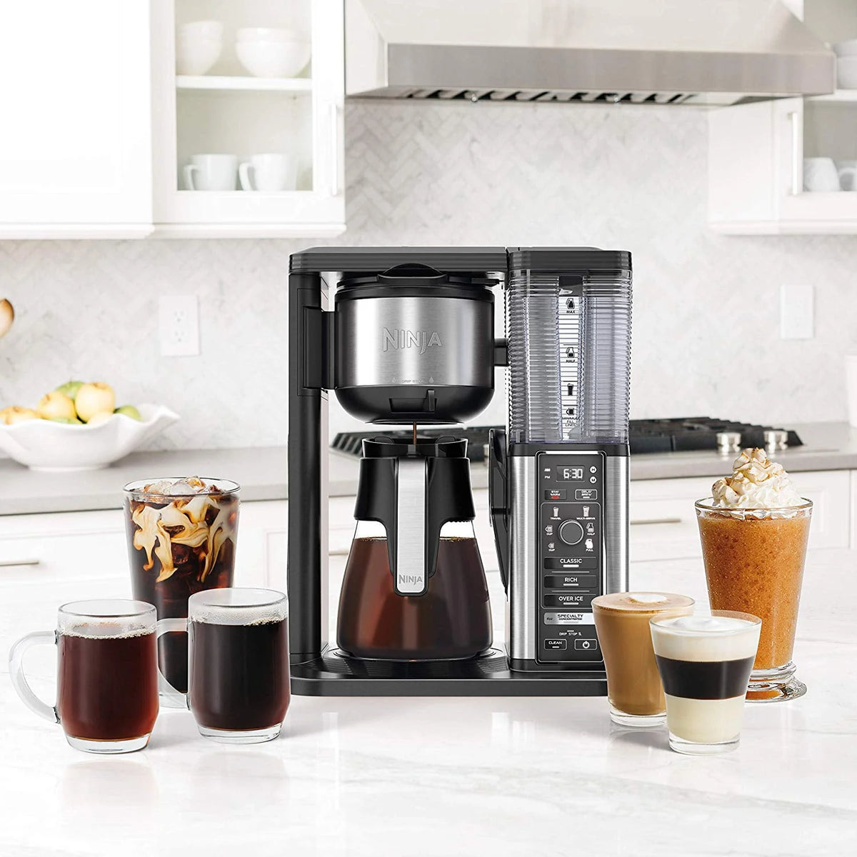 Fold-Away Frother Coffee Maker P99846