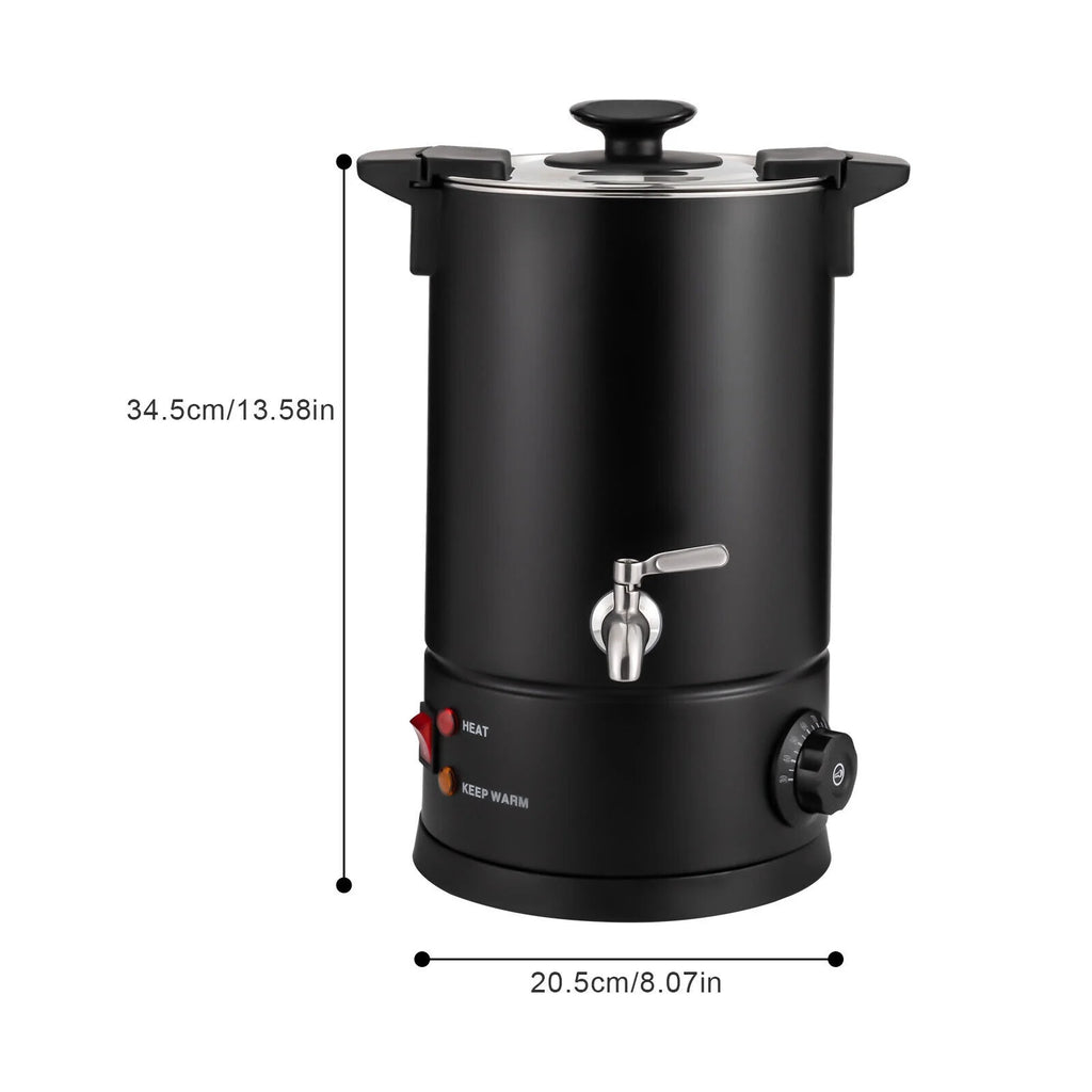 8L 1KW Stainless Steel Commercial Coffee Urn J820
