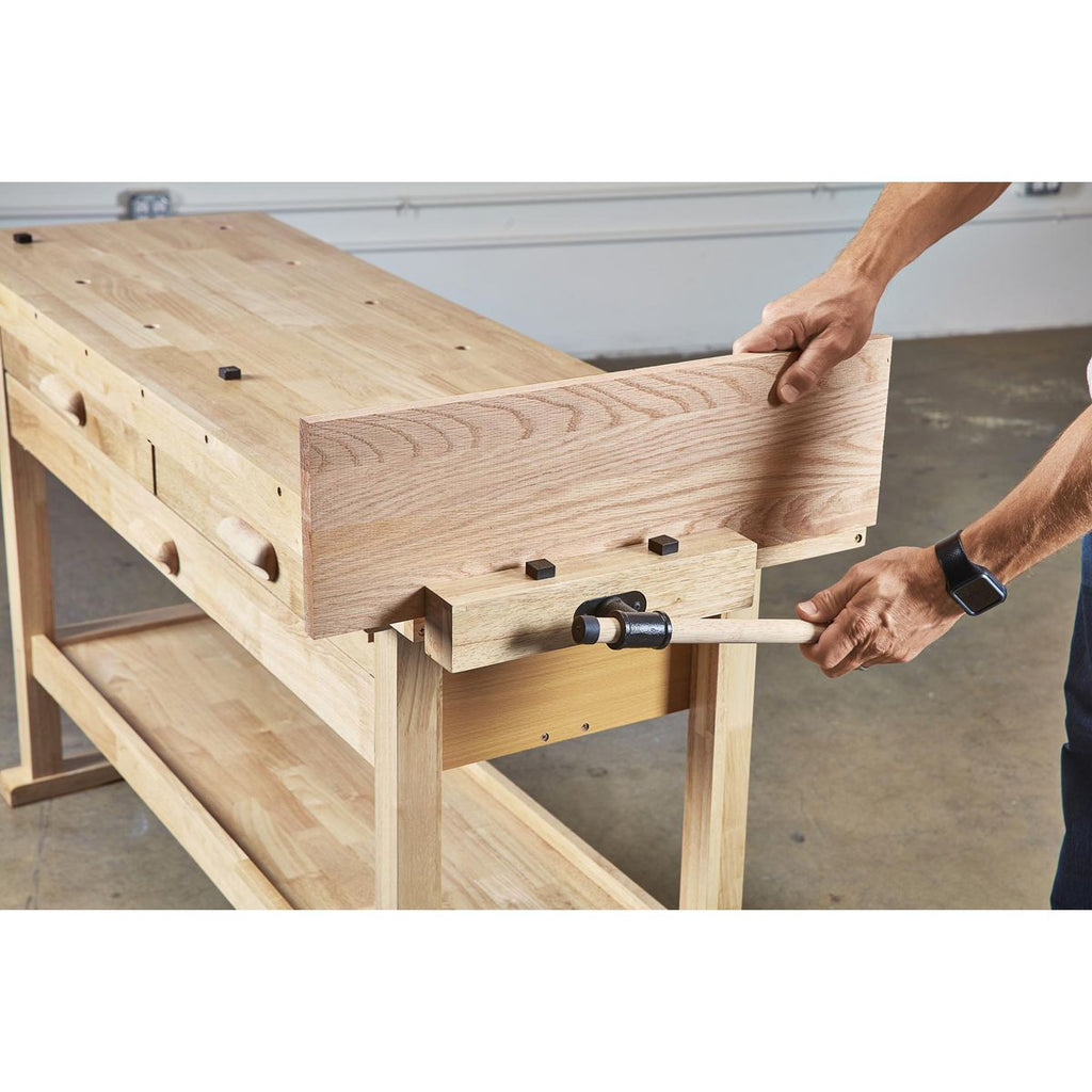 60 in. 3-Drawer Hardwood Workbench D70954