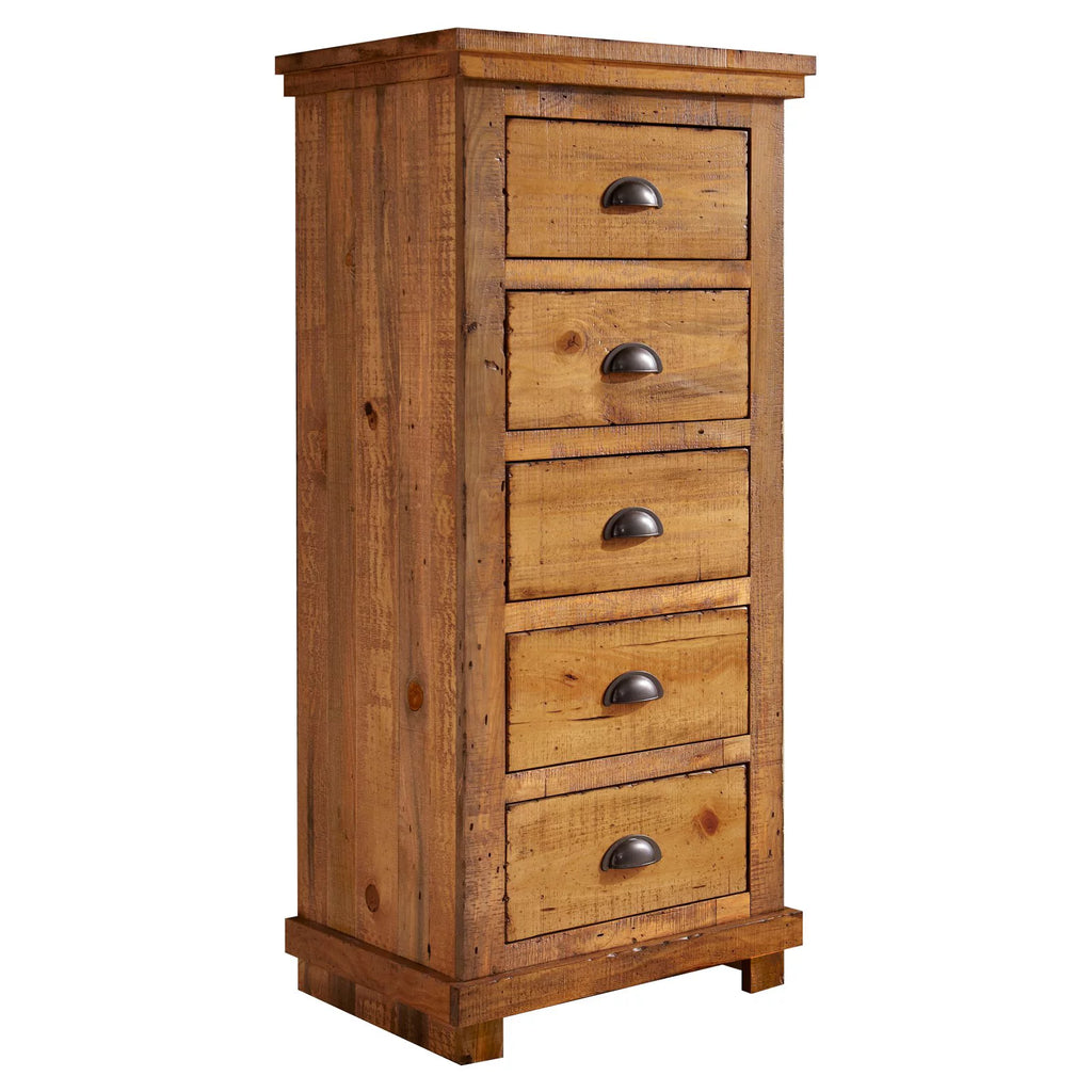 5 Drawer Wood Lingerie Chest S29449