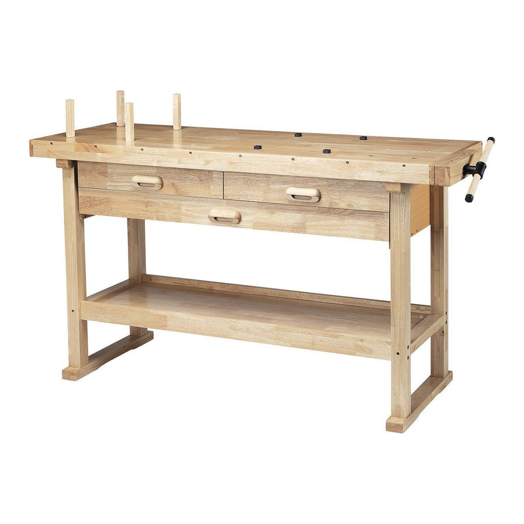 60 in. 3-Drawer Hardwood Workbench D70954