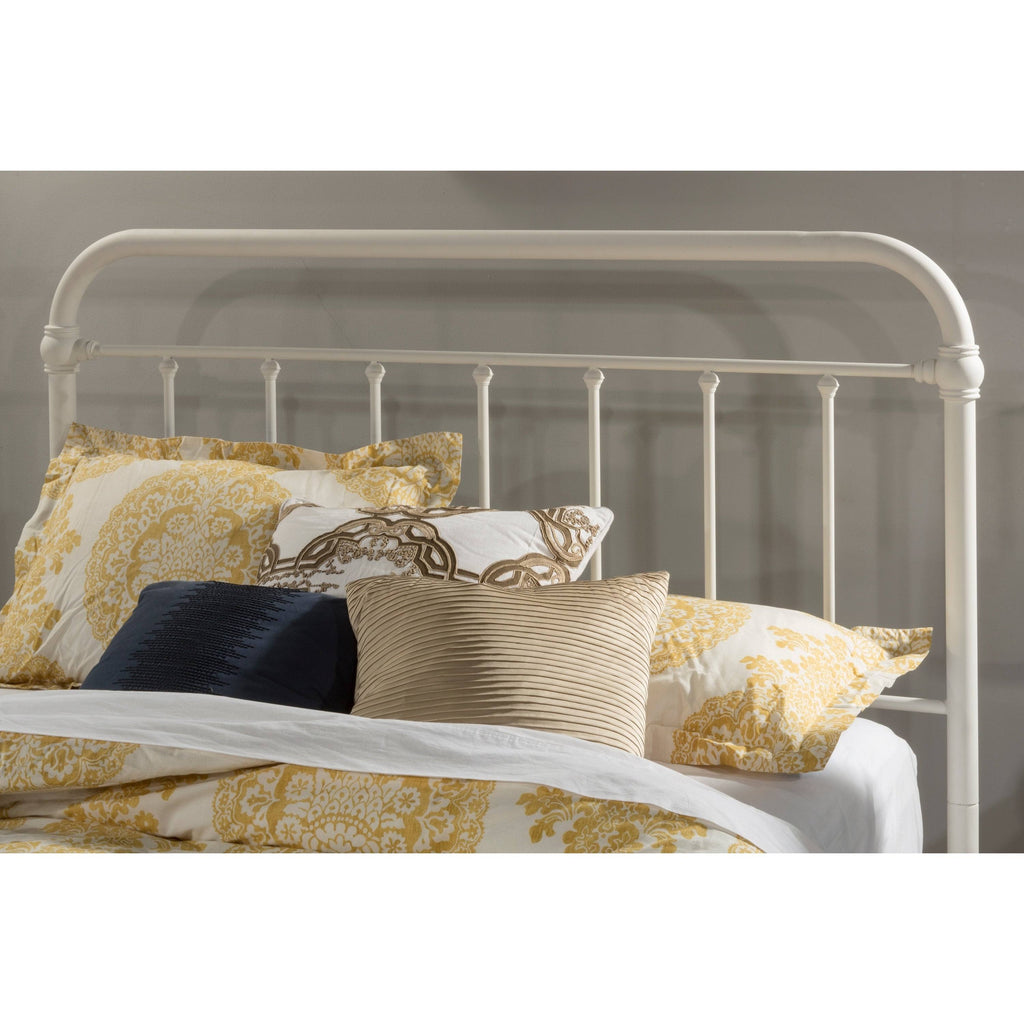 White Metal Headboard - Full X54098