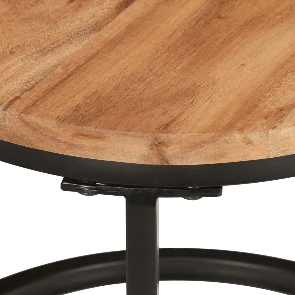 Solid Acacia Wood Nesting Side Tables Set of 3 C479