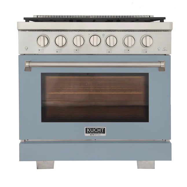 36 5.2 cu. ft. Propane Gas Range Light Blue L824310