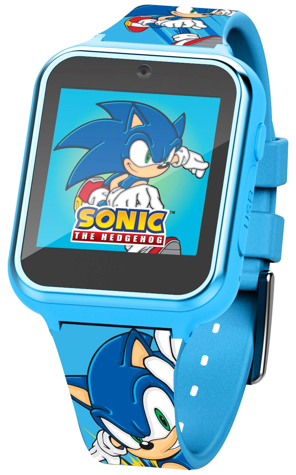 Unisex Child Smart Watch with Silicone Strap and Blue Case 42mm V45267