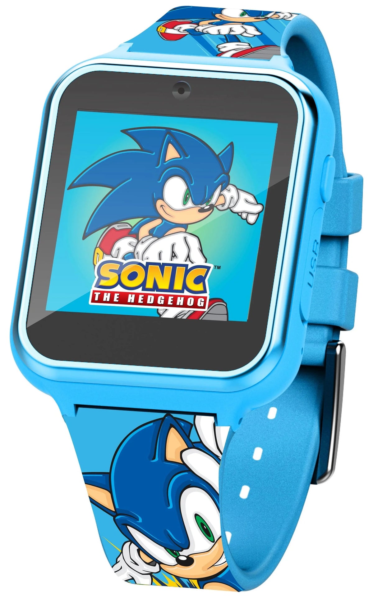 Unisex Child Smart Watch with Silicone Strap and Blue Case 42mm V45267