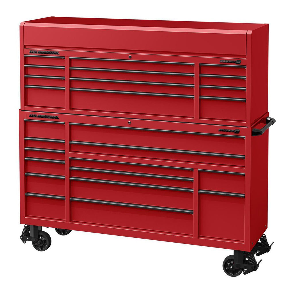 72 in. x 22 in. Triple Bank Top Chest, Red M62434