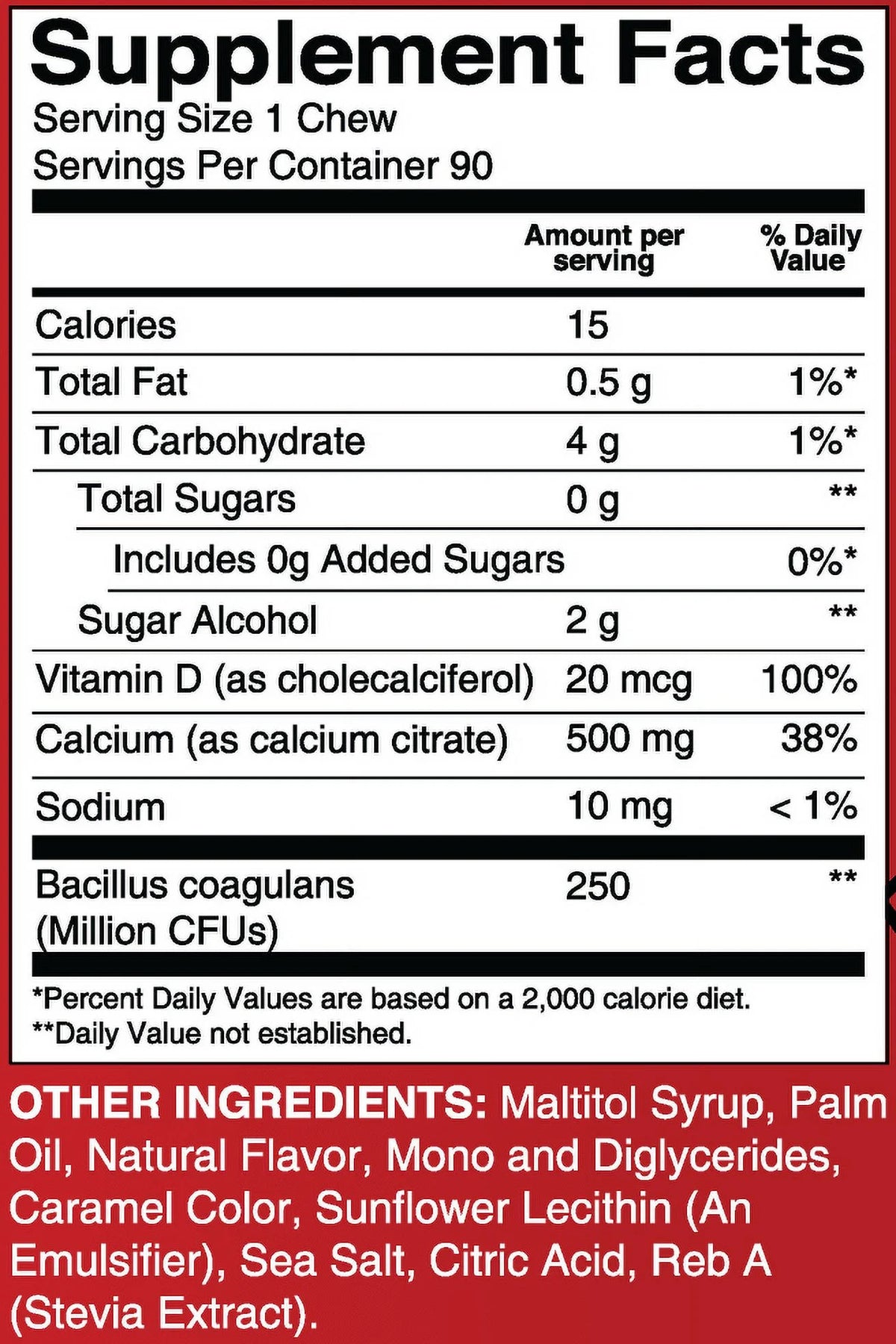 Capsules 3-Month Supply Multivitamin Calcium Citrate Soft Chews Z12985