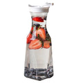 54oz Clear Plastic Water Carafe Pitchers with Flip Top Lid Y38903