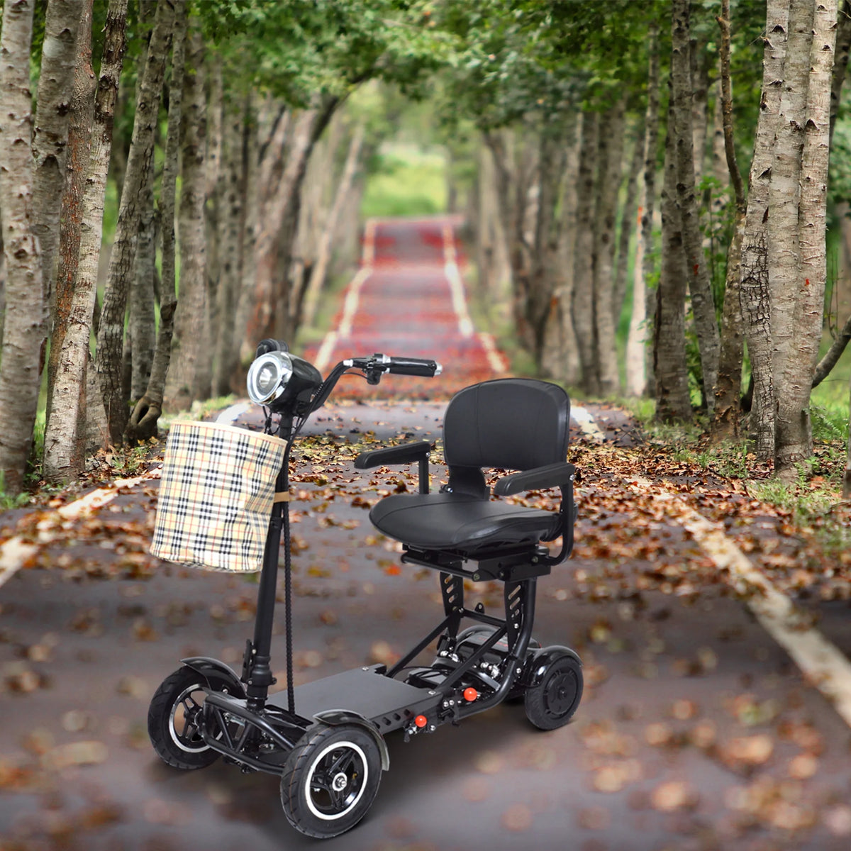 4 Wheel Foldable Powered Mobility Scooter with Seat W15287