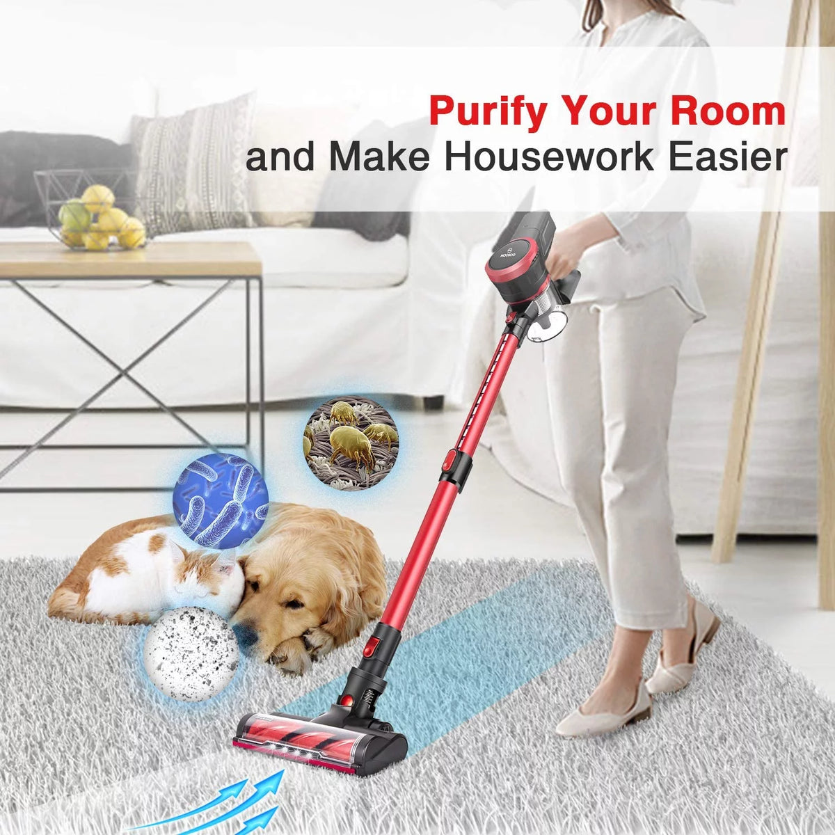 Cordless 2-in-1 Stick Vacuum Cleaner K279604