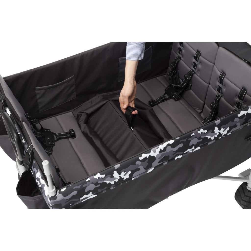 Charcoal Camo Quad Wagon Stroller W38192