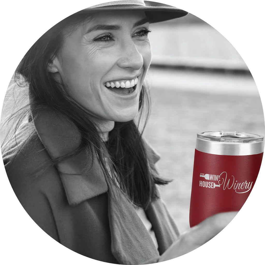 12 oz Stainless Steel Vacuum Insulated Wine Tumbler R21296