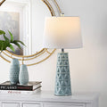 Soft Blue Ceramic 26-inch Table Lamp Z433273