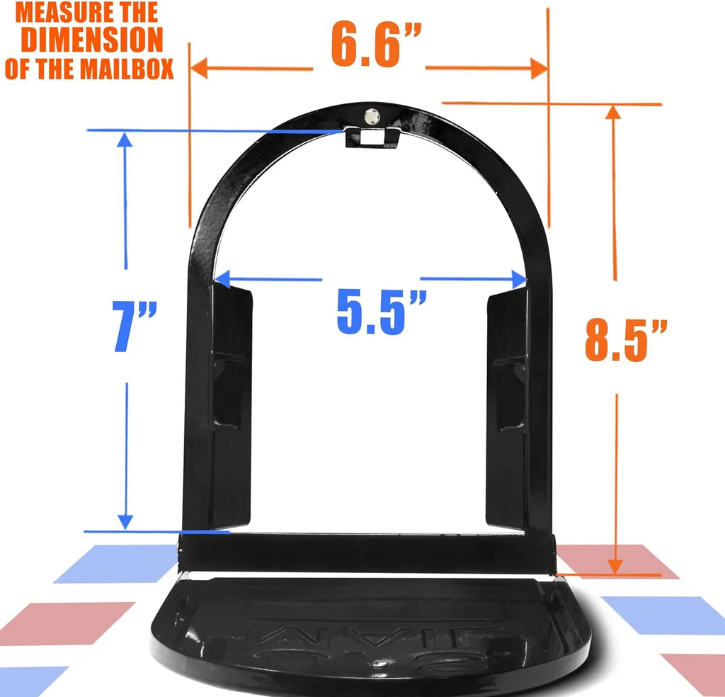 Aluminum Mailbox Door Replacement with Magnet Closure Z891