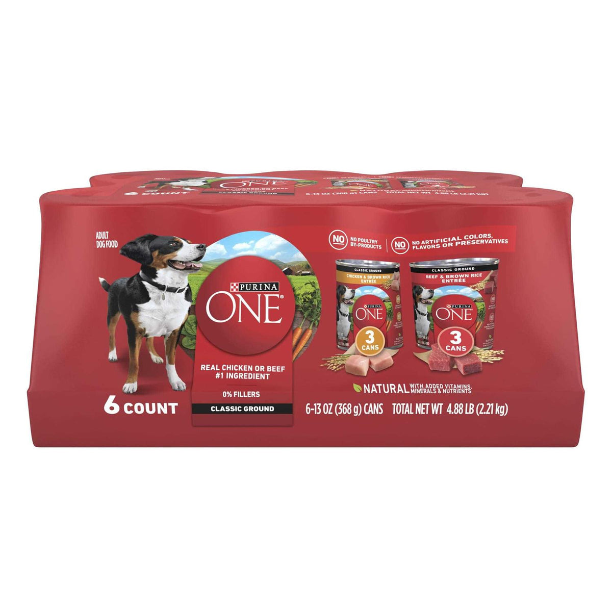 Chicken & Beef Ground Wet Dog Food L21100