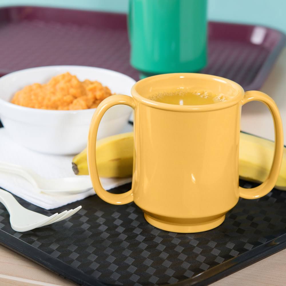8 oz. Tropical Yellow Tritan Two Handle Mug W900651