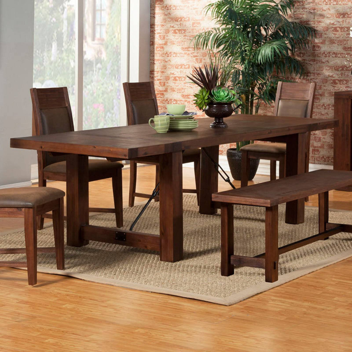 Antique Cappuccino Dining Table L328940