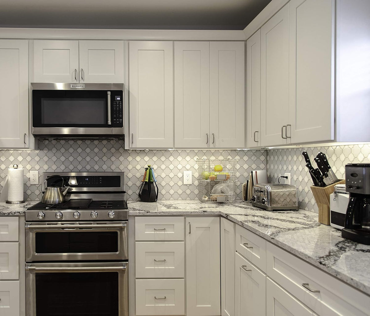 White Wall Kitchen Cabinets J2626