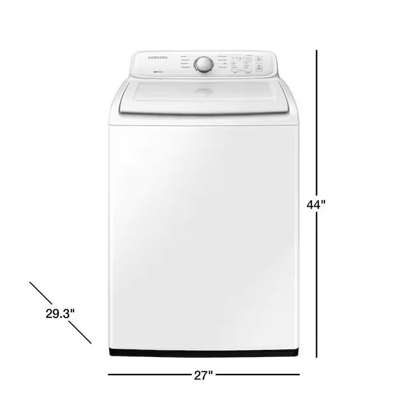 4.1 cu.ft. Top Load Washer White M54915