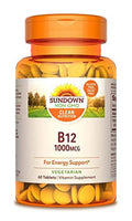 Vitamin B-12 1000 mcg 60 Tablets Pack of 3 C949
