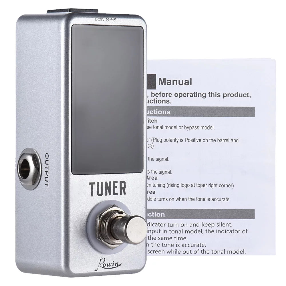 Tuner Pedal Led Display Bypass J9341