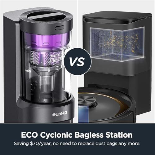 Robot Vacuum and Mop Combo with Self Emptying Station T108