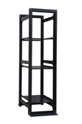 42U 19" 4 Post Open Frame Adjustable Server Rack Enclosure with 2 Shelves Q19715