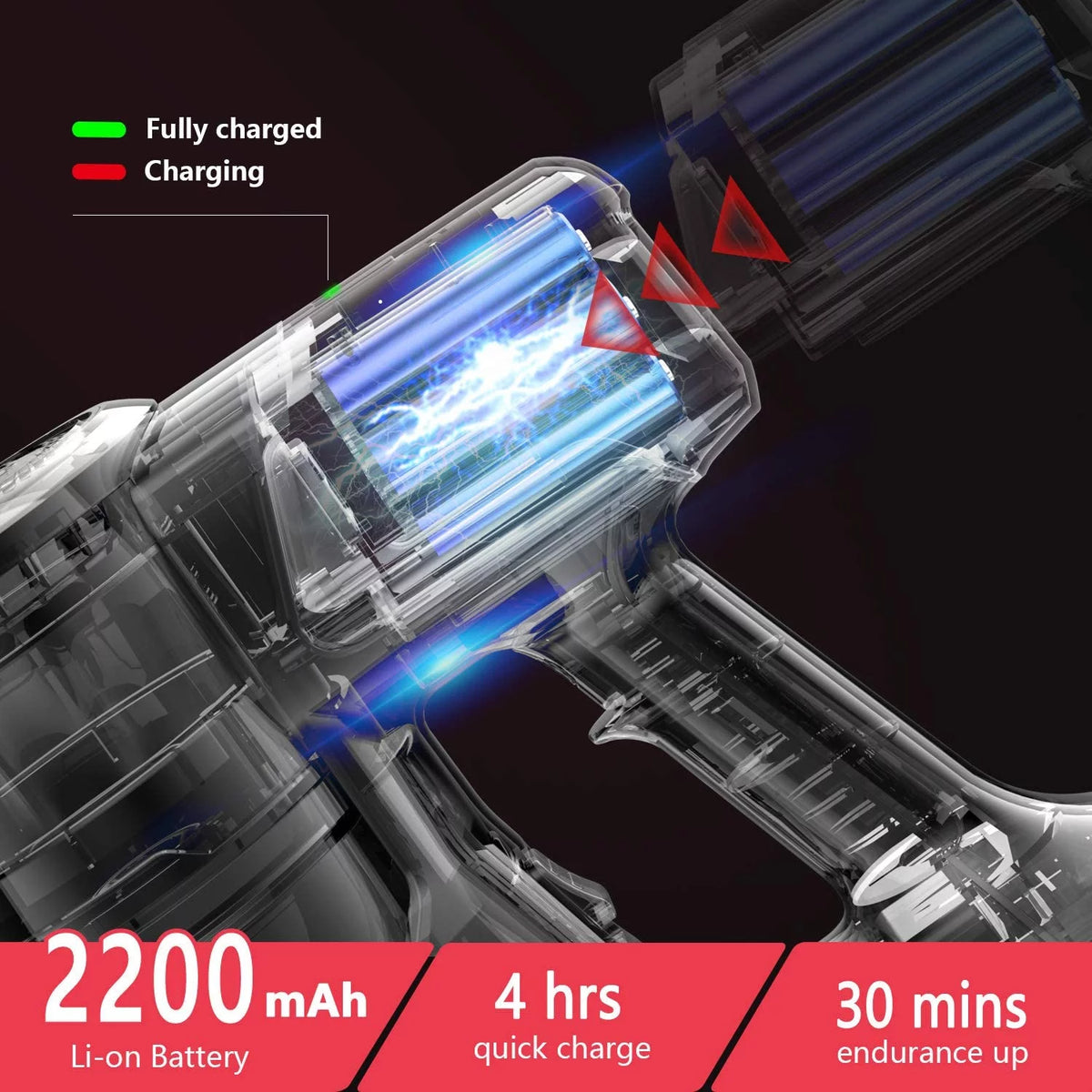 Cordless 2-in-1 Stick Vacuum Cleaner K279604