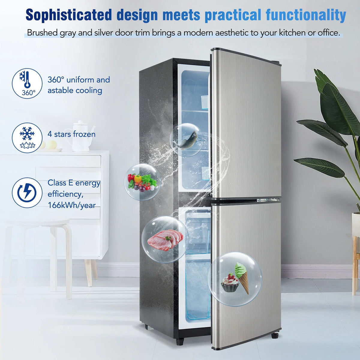 3.6Cu.Ft Dual Zone Refrigerator D1330