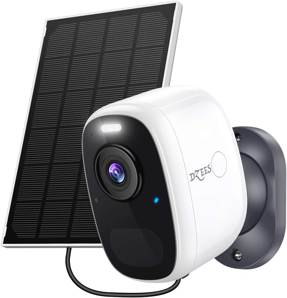 Wireless Solar Security Camera with Color Night Vision L952795
