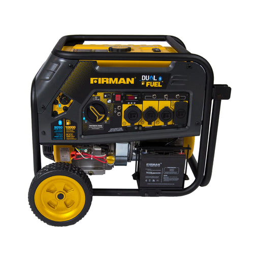 10,000/8,000 Watt Dual Fuel Electric Start Generator F874711