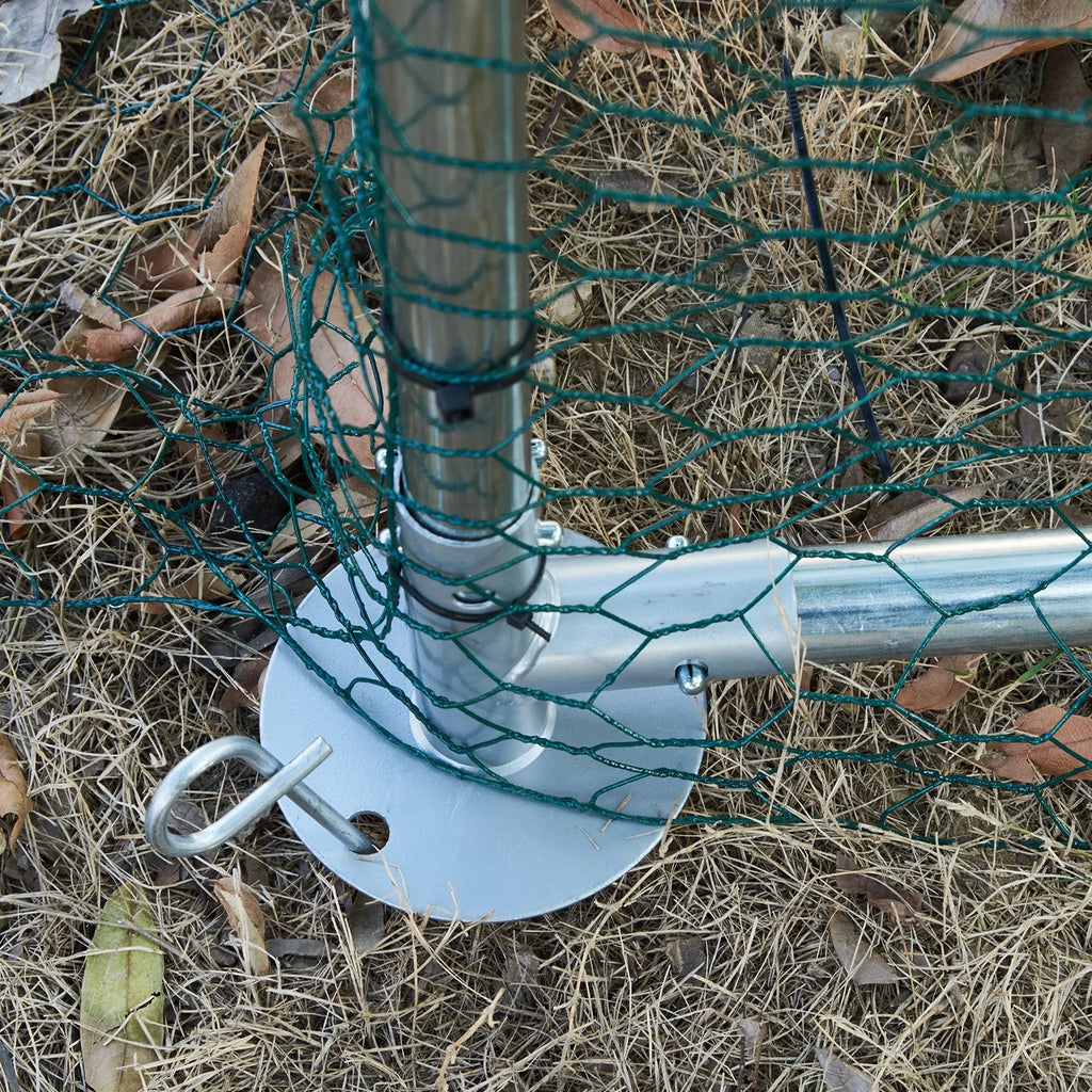 Large Metal Chicken Coop 19.7x9.8x6.6 ft V297