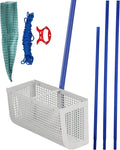 Sand Rake with 165 inches Detachable Pole Rope Net L235