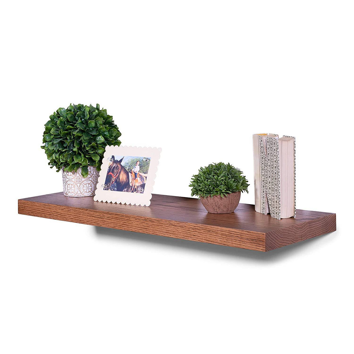 Solid Oak Wood Floating Shelf K719187