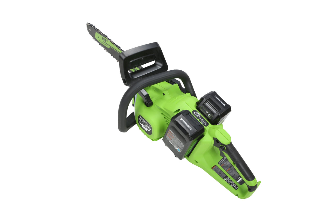 48V 16-inch Brushless Chainsaw with 4Ah Batteries and Dual Port Charger L176153
