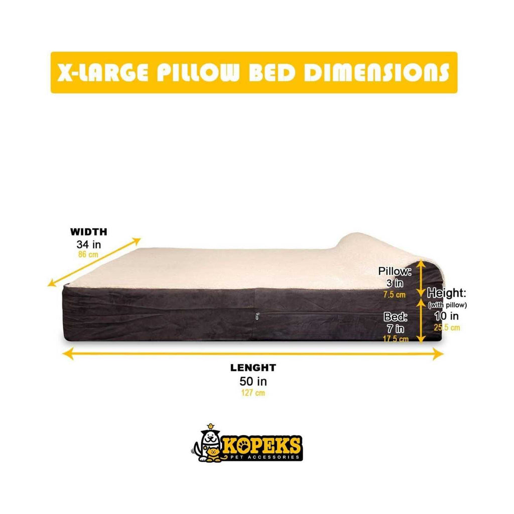 Dog Bed with Pillow Memory Foam I5148