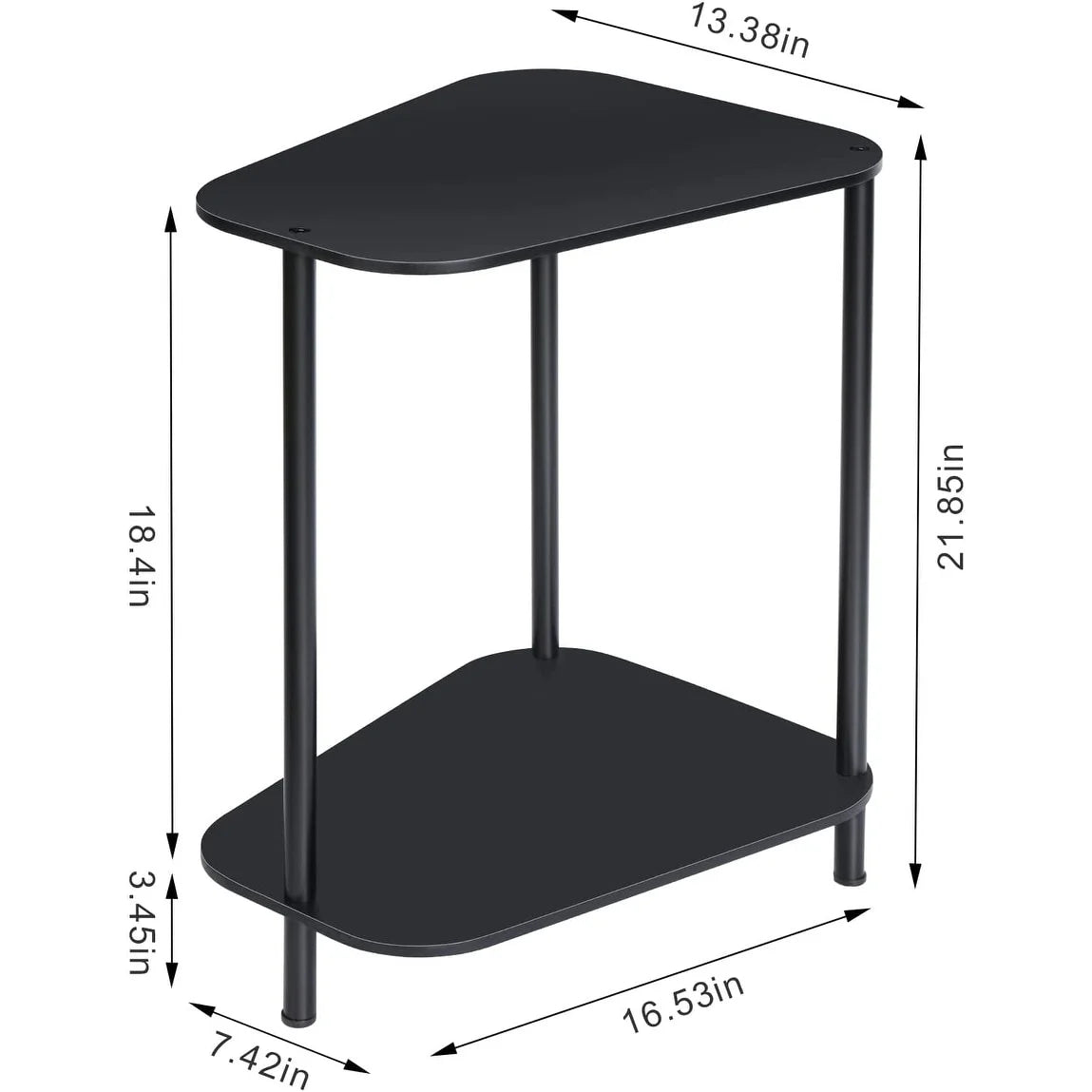 Black End Tables Set of 2 G560373