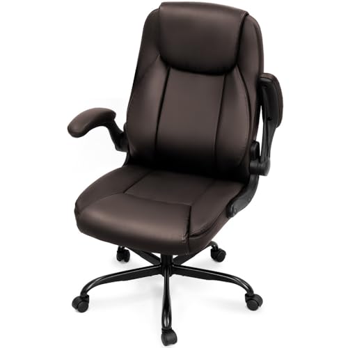 Ergonomic High Back Office Chair with Flip-up Arms F380333