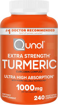 Turmeric Curcumin Supplement 1000mg 240 Count Capsules Y94625
